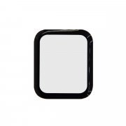 Защитное стекло для Apple Watch 5 - 44 мм (полное покрытие)(черное)