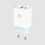 Сетевое зарядное устройство BC C62 USB/Type-C (белое)