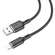 Кабель Borofone BX90 для Apple (USB - lightning) (черный) — 2