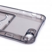 Чехол-накладка - SC276 с картхолдером для Apple iPhone 7 Plus (черная) — 3