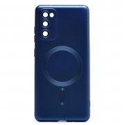 Чехол-накладка - SM020 Matte SafeMag для Samsung Galaxy S20 FE (G780F) (темно-синяя) — 1