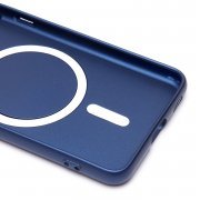 Чехол-накладка - SM020 Matte SafeMag для Samsung Galaxy S21 (G991B) (темно-синяя) — 3