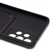 Чехол-накладка - SC304 с картхолдером для Samsung Galaxy A33 5G (A336F) (208754) (черная) — 2