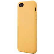 Чехол-накладка ORG Soft Touch для Apple iPhone SE (желтая) — 2