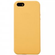 Чехол-накладка ORG Soft Touch для Apple iPhone 5S (желтая) — 1