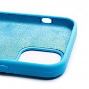 Чехол-накладка [ORG] Soft Touch для Apple iPhone 12 (светло-синяя) — 3