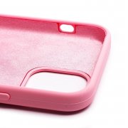 Чехол-накладка [ORG] Soft Touch для Apple iPhone 12 (светло-розовая) — 3