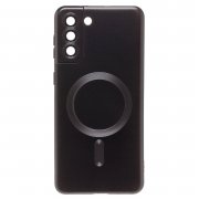 Чехол-накладка - SM020 Matte SafeMag для Samsung Galaxy S21 Plus (G996B) (черная) — 1