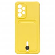 Чехол-накладка - SC304 с картхолдером для Samsung Galaxy A33 5G (A336F) (208760) (желтая) — 1