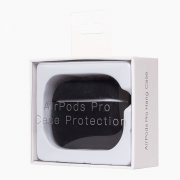 Чехол - Soft touch для кейса Apple AirPods Pro (черный) — 2