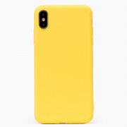 Чехол-накладка ORG Full Soft Touch для Apple iPhone XS Max (желтая) — 1