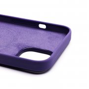 Чехол-накладка ORG Silicone Case SafeMag с анимацией для Apple iPhone 14 (ирис) — 3