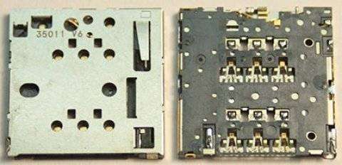 Коннектор SIM для Nokia RM-979 — 1