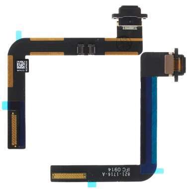Шлейф для Apple iPad Air на разъем зарядки (черный) — 1