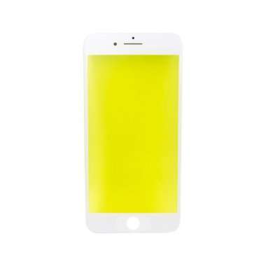 Стекло для Apple iPhone 7 Plus в сборе с рамкой (белое) &mdash; 1