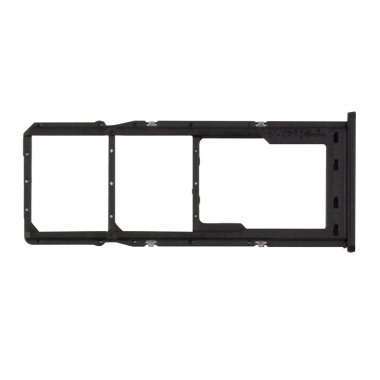 Контейнер SIM для Samsung Galaxy A02 (A022G) (черный) — 2