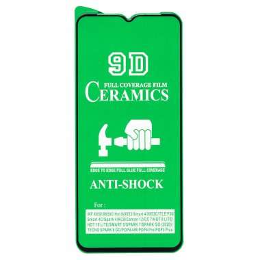 Защитное стекло для Tecno Spark 9 Pro (полное покрытие) (черное) &mdash; 1