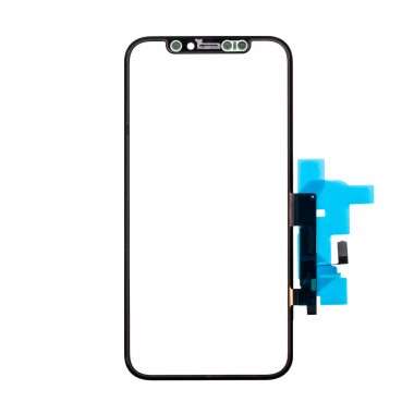 Стекло в сборе с пленкой OCA для Apple iPhone 12 (черное) — 2