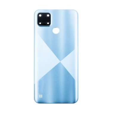 Задняя крышка для Realme C21Y (голубая) — 2