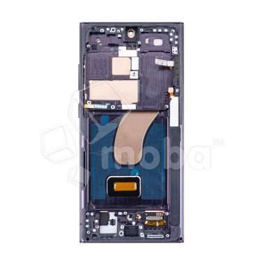 Дисплейный модуль с тачскрином для Samsung Galaxy S23 Ultra (S918B) (черный) (OLED) — 1