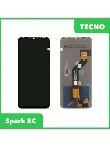 Дисплейный модуль с тачскрином для Tecno Spark 8C (черный) — 1