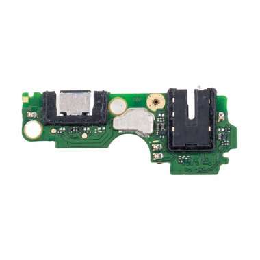 Шлейф для Tecno Spark 20C плата на системный разъем/разъем гарнитуры/микрофон Премиум