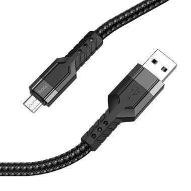 Кабель Hoco U110 (USB - micro USB) 120см (черный) — 4
