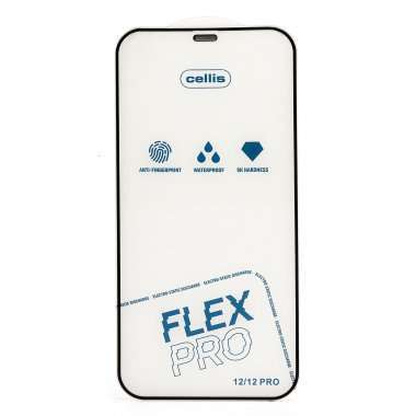 Защитное стекло Cellis для Apple iPhone 12 (черное) — 1