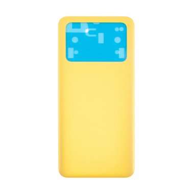 Задняя крышка для Xiaomi Poco M4 Pro 4G (желтая) &mdash; 2