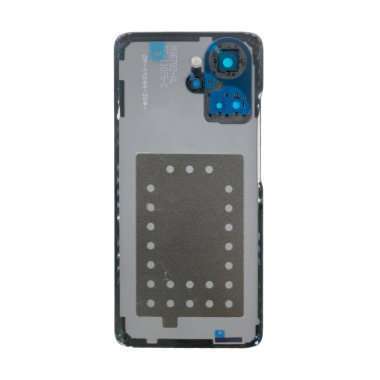 Задняя крышка для Huawei Honor X7a (серебристая) - Премиум &mdash; 1